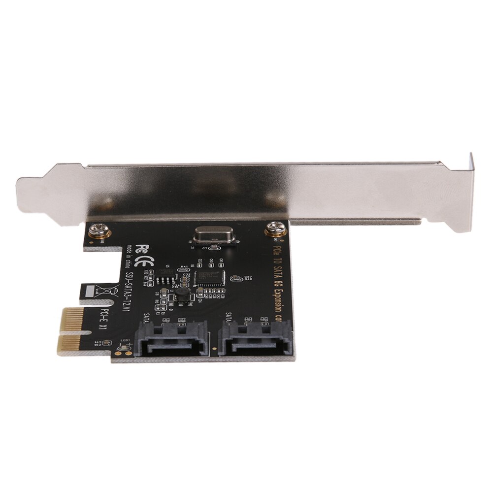 Podwójny SATA3.0 interfejsy PCI-E do SATA 3.0 wewnętrzny 6 gb/s porty rozszerzenie dysku Adapter do kontrolera karty do obliczeń PC