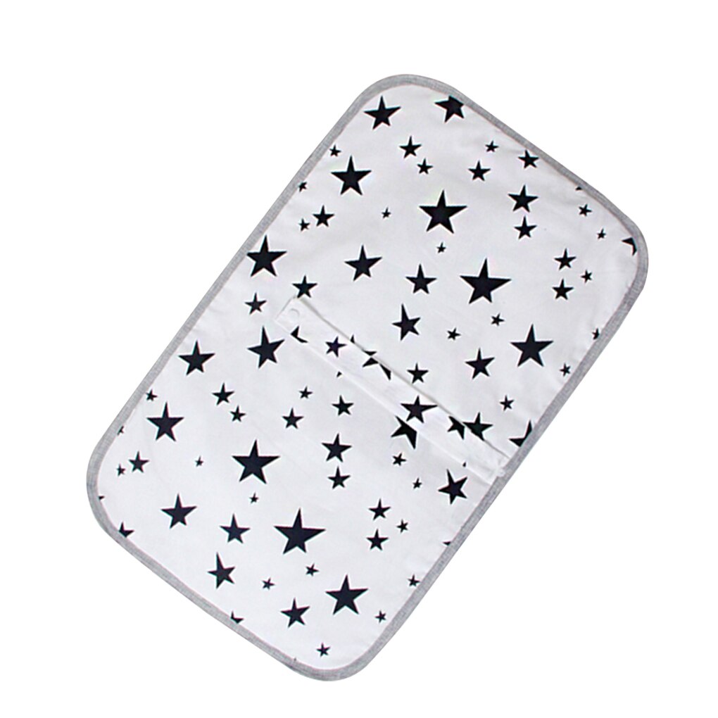 ¡Novedad de ! Colchón impermeable para bebé, colchoneta plegable lavable para bebés, colchoneta reutilizable para niños de algodón con dibujos animados, cojín de 50x70cm: 07