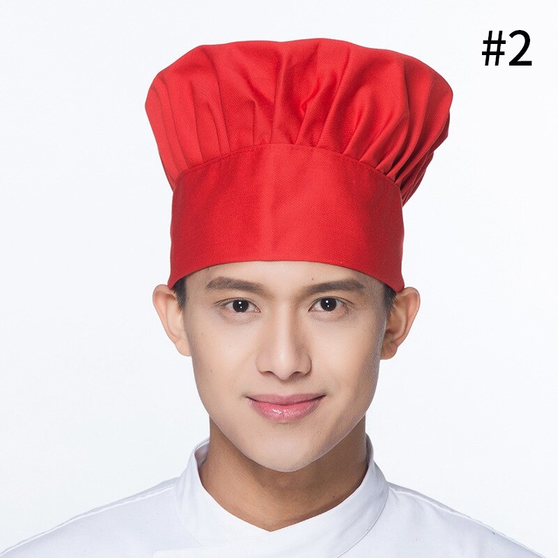 Sombreros de cocinero Chef del restaurante cocina sombreros Hotel sombreros de camarero de Cocina Barbacoa champiñones ropa de servicio de alimentos Accesorios: style2