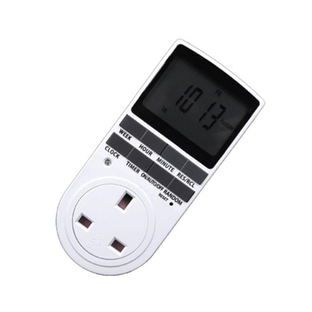 Timer Outlet 7Day Programmable US/EU/UK Plug-in Digital Socket Switch LCD Light Timer Digital Timer Electric Timer
