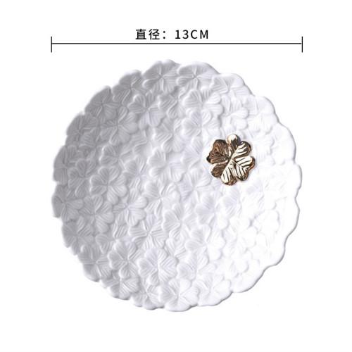 Assiette à Dessert en forme de cœur | Assiette à bijoux, assiette à Dessert, vaisselle de cuisine domestique: A