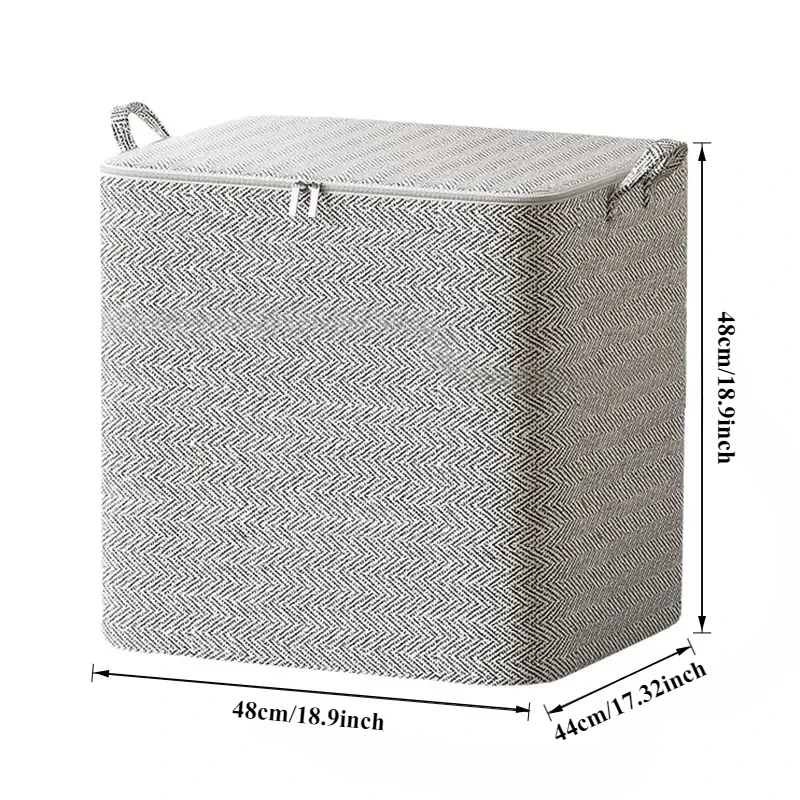 Cajas de almacenamiento estereoscópicas, cajas de almacenamiento para el hogar con ventanas, cajas organizadoras, almacenamiento de armario plegable de gran capacidad de tela: Verde claro