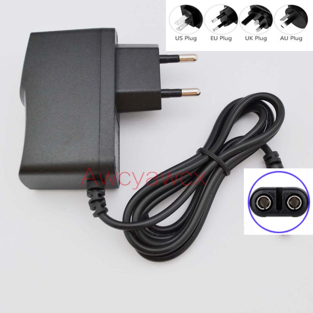 DC 5.5V 600mA Vacuum Cleaner Charger Power Supply for Karcher Window Glass Vacs WV1 Wv2 Wv5 Wv50 Wv55 Wv60 Wv70 Wv75 US EU UK AU: black