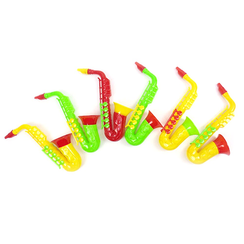 Plastic Muzikale Saxofoon Instrument Plastic Baby Kids Muziekinstrument Vroege Onderwijs Speelgoed 21Cm