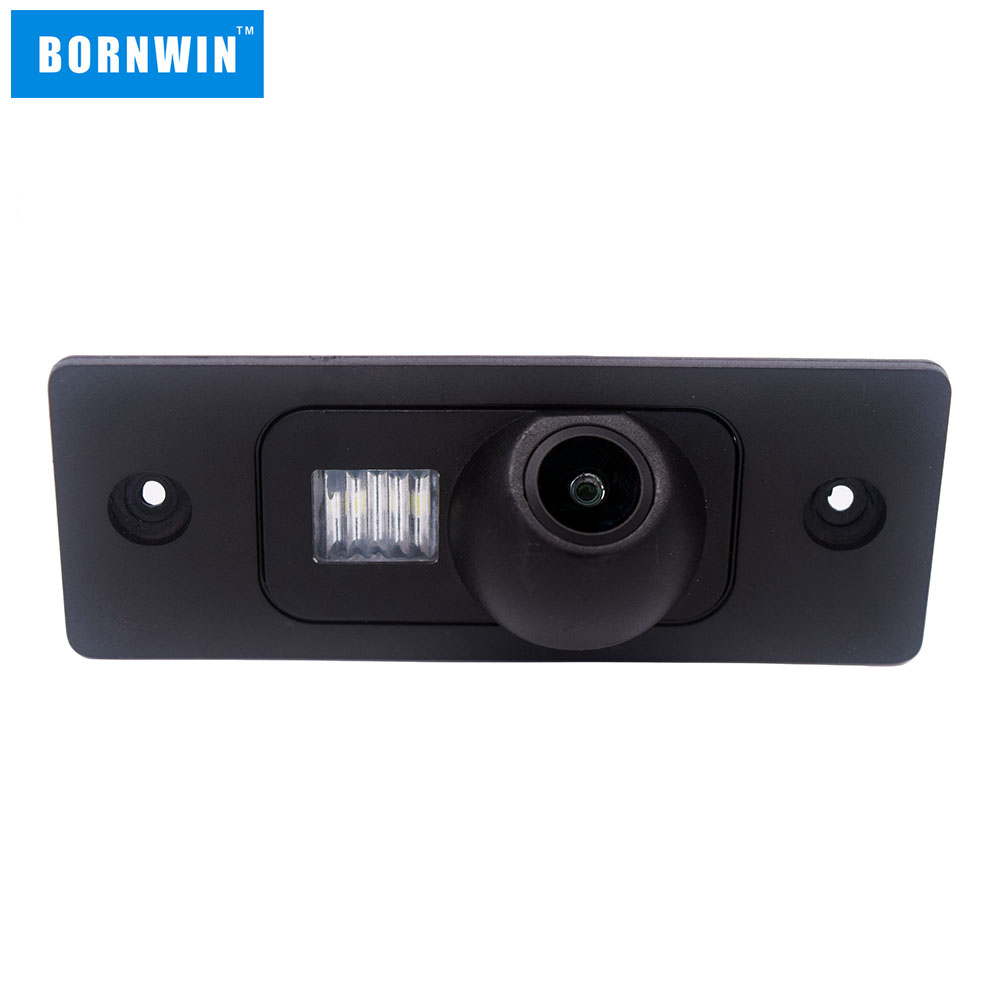 Bornwin-cámara de visión trasera de coche AHD, videocámara impermeable de 1080P, 720P, 170 °, vídeo HD para Porsche Cayenne Volkswagen Tiguan