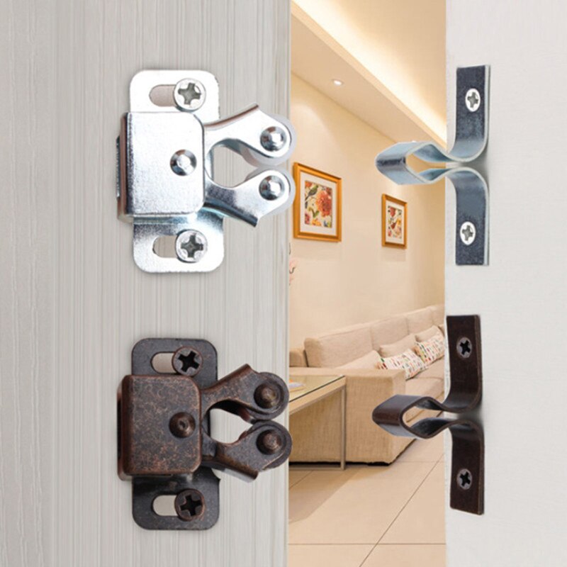 Dubbele Roller Vangst + Schroeven Kast Kast Deur Klink Sloten Hardware Tool