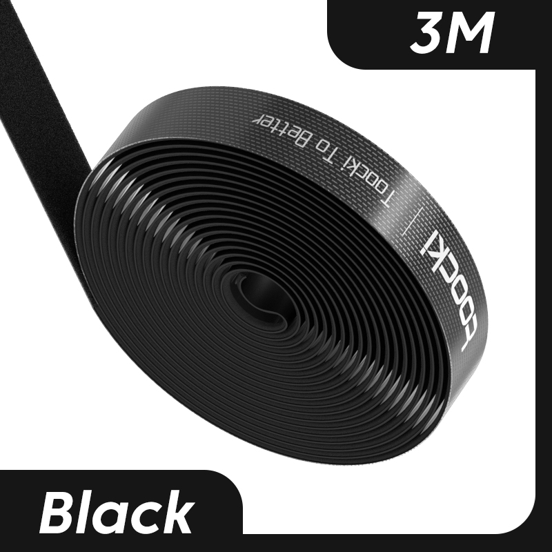 Toocki-organizador de cables de 1-5M, gestión de Cable ordenado de escritorio, Clips enrolladores, Cable para soporte de ratón, teclado, auriculares, Protector de Cable: Verde