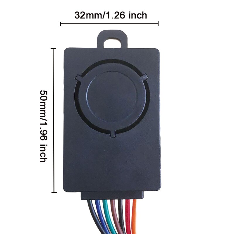 E-bike Alarm System 48V 60V 72V with Two Switches for Electric Bicycle/Scooter/Motorcycle/Tricycle/Ebike/Brushless Controller