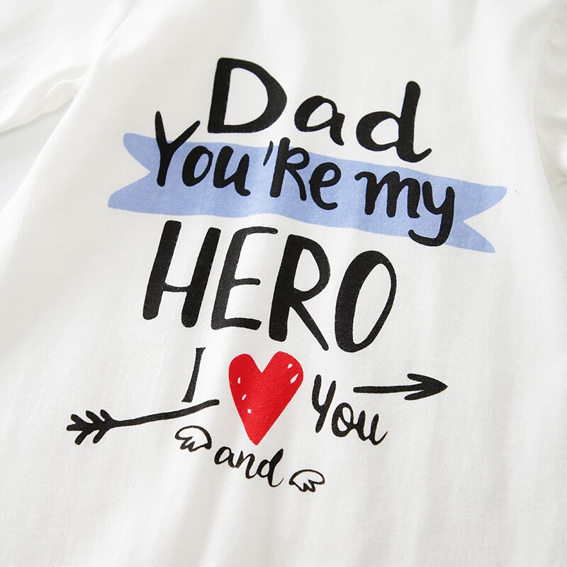 Neugeborenen Baby Jungen Strampler Baumwolle knapp ICH Liebe Mutter Langarm Gesamt und Hütte Kleinkind Kleidung Outfits