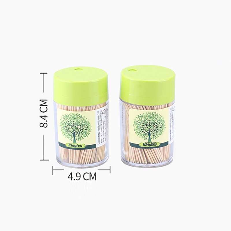 Wykałaczki robić żywności plastikowe opakowania wykałaczki robić słoików ozdobne pudełko dwustronny wykałaczka bambusowa naturalne składniki około 500 sztuk