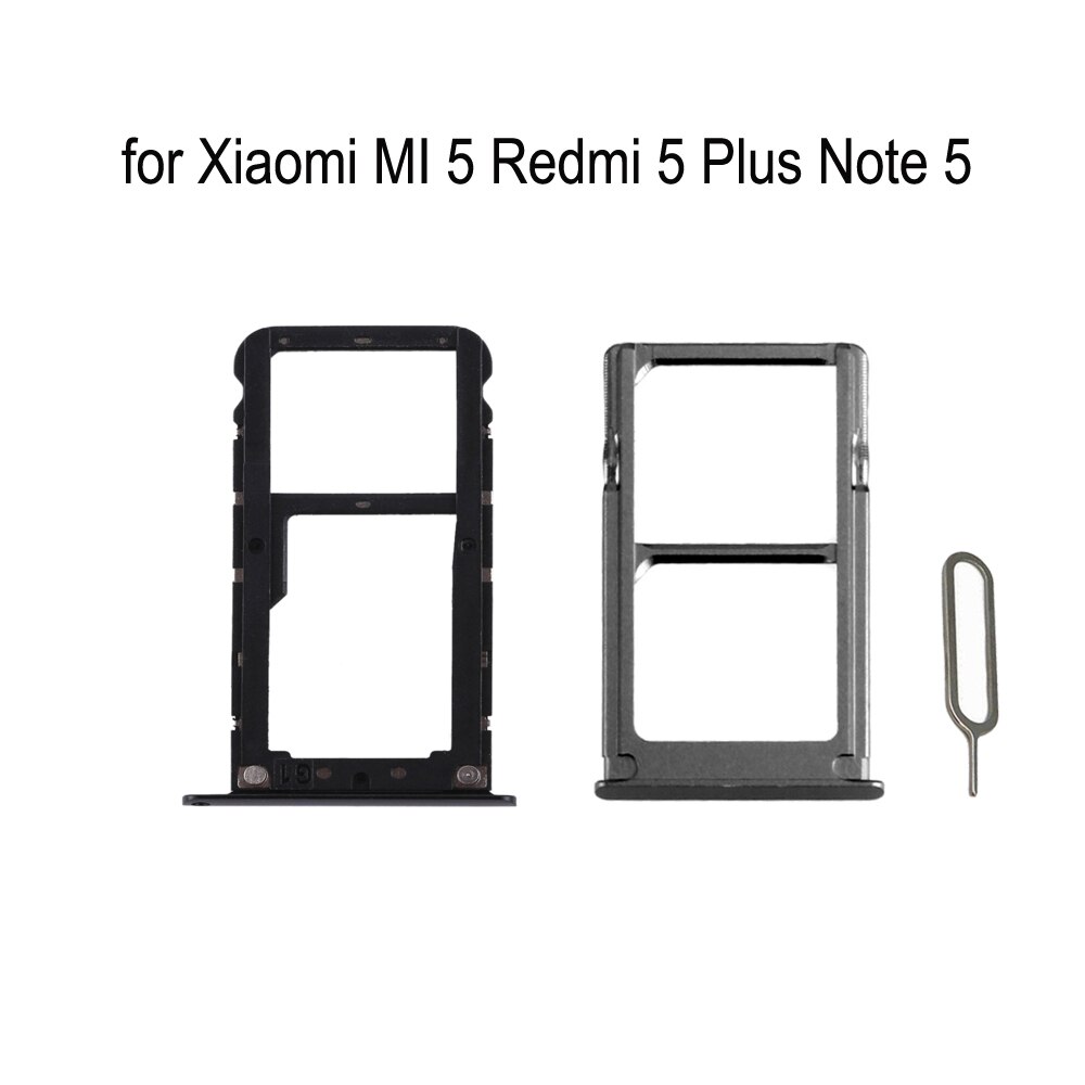 Voor XIAO mi mi 5 rode Mi 5 plus Note 5 originele Telefoon Behuizing Sim LADE Adapter Voor Xiao Mi note 5 Plus mi cro Sd-kaart Lade Houder
