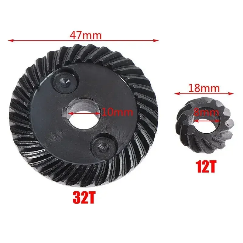 1PC Metall Spirale Kegelrad einstellen Für 9523 Winkel Schleifer Getriebe Polieren Maschine Getriebe Reparatur Teile Energie Werkzeug Zubehör: khaki