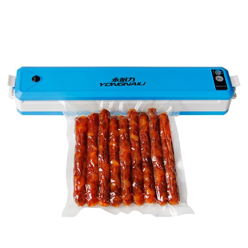 220V Food Vacuum Sealing Machine Film Container Food Sealing Machine Protector Including 10Pcs Vacuum Packaging Bag: Double pump