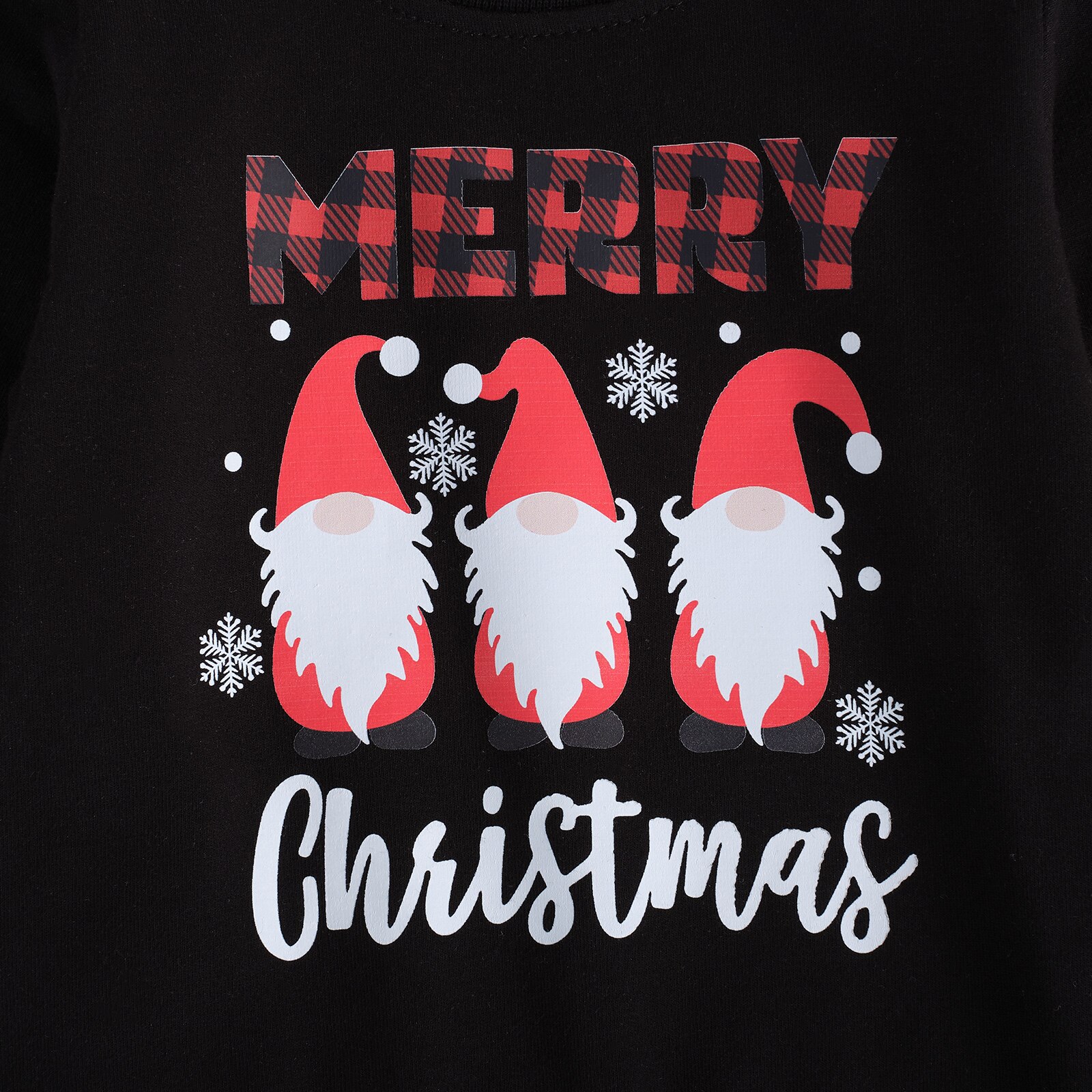 Emmababy Winter Xmas 0-4Y Peuter Kids Baby Meisje Jongen 3 Kerstman Vrolijk Kerstfeest Sweatshirt Lange Mouwen Brief Print