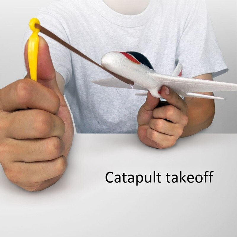 Elektrische Vliegtuig Fighter Bubble Plane Fixed-Wing Hand-Gooien Vliegtuigen Model Lichtgevende Uitwerpen Speelgoed