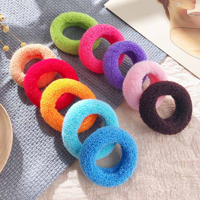 100 pcs/lot kids hair rope Hair Accessories Scrunchy Elastic Hair Bands Girls decorations Headbands Rubber Band