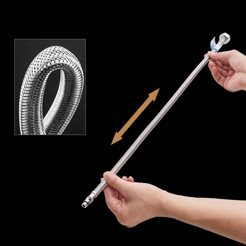 M10 x2 BSP Kitchen/ Basin Monobloc Mixer Tap Connectors Flexi Hose Pipes Tails