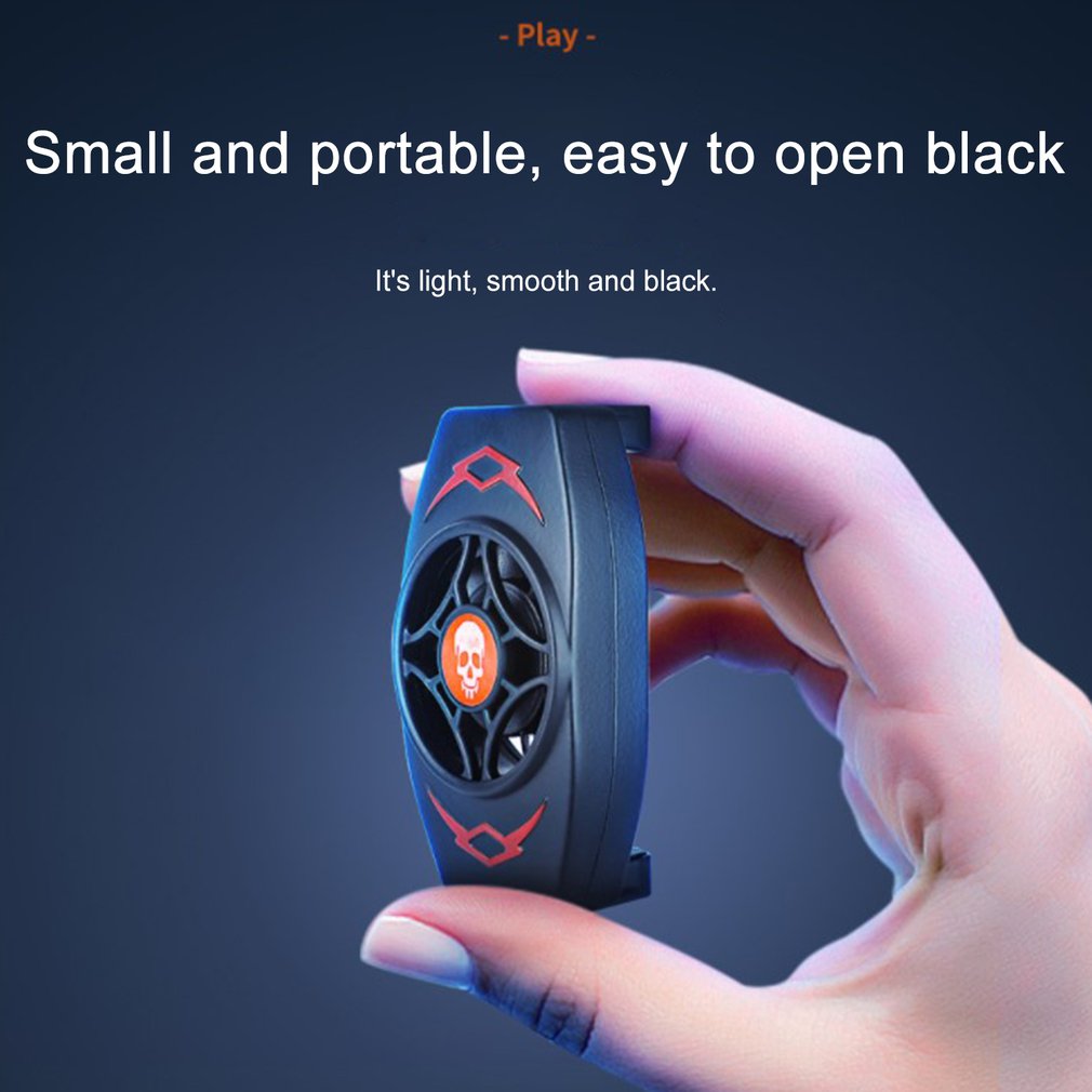 Cell Phone Cooler Portable Mobile Phone Radiator Phone Cooling Fan Dissipate Heat Cooling Phone Temperature For Gaming/Use Phone