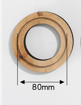 Japan stålklinge udstanset stål stanse rund cirkel skæreform træforme til læderpapirhåndværk 80mm,90mm,100mm,110mm,120mm: 80mm