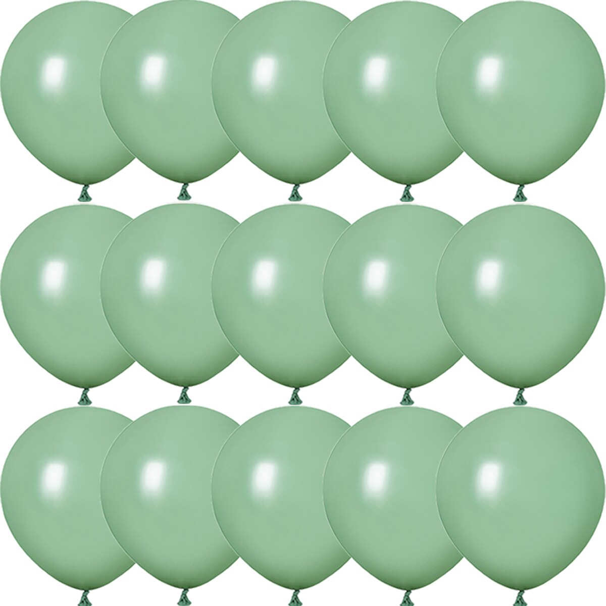 Globos dorados para de cumpleaños, color verde aguacate, confeti metálico para Baby Shower, boda, aniversario, Globos de boda, decoraciones: Gris oscuro