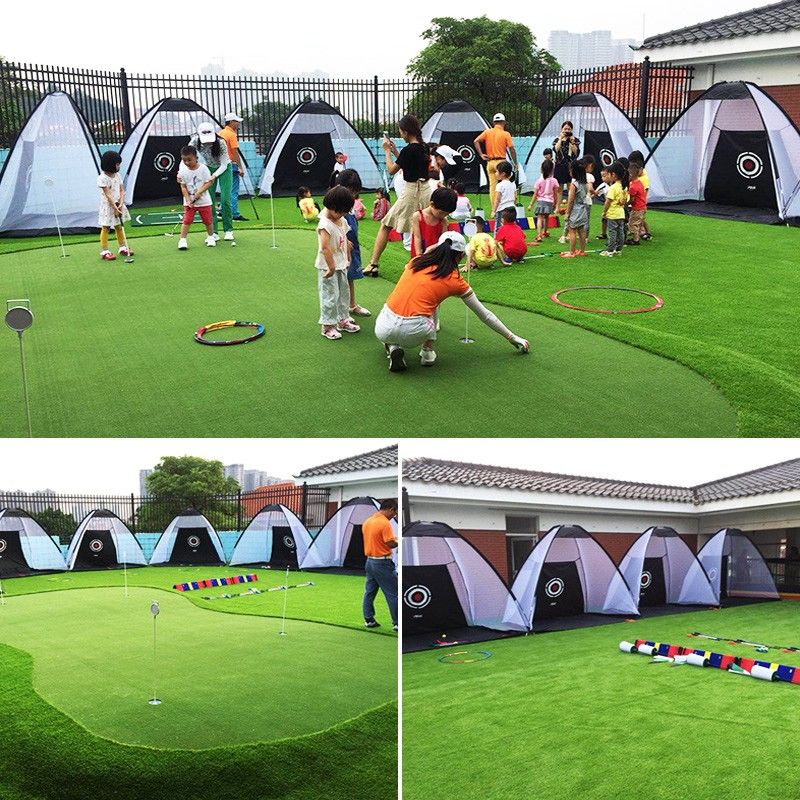 Pgm Indoor Golflessen Golf Swing Trainer Golf Driving Range Twee-Kleur Golf Tent Netto