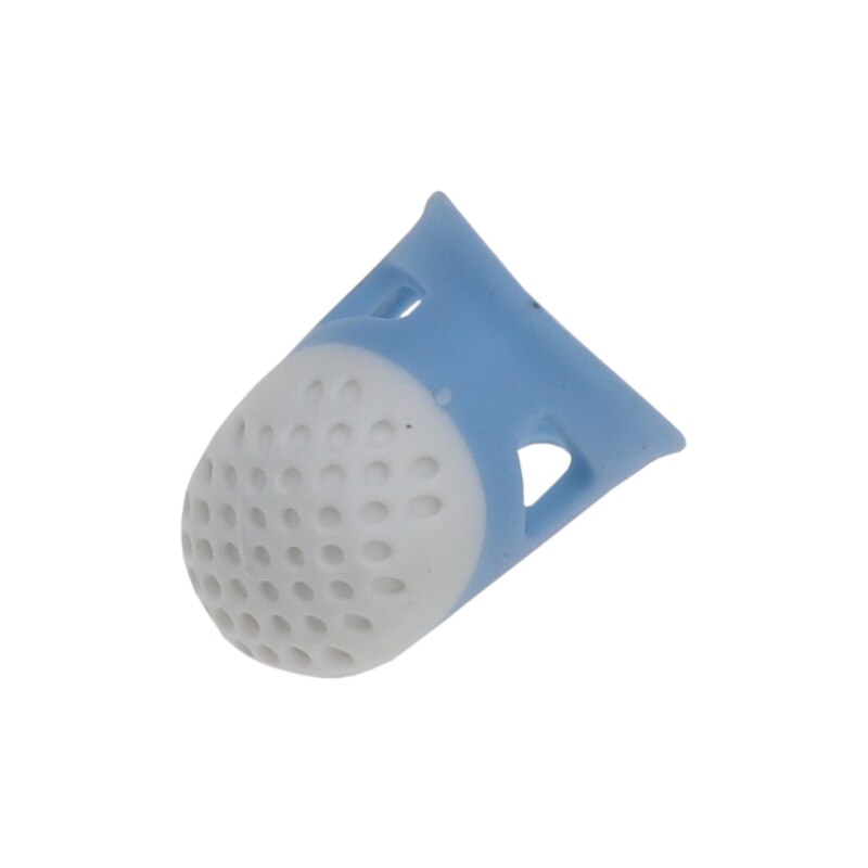 Dedal Protector de dedos para costura, herramientas de bricolaje para el hogar, accesorios de artesanía acolchados, cómodos y antideslizantes, FT0821