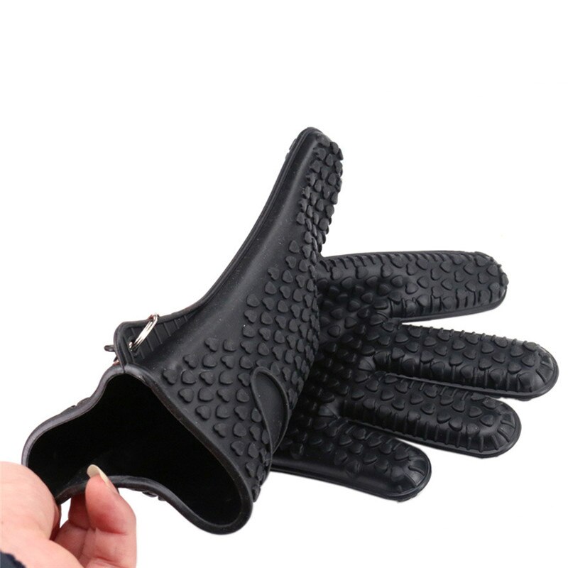 1 Pc Fishing Gloves Anti-skid Gloves Catch Fish Thickening Rubber Outdoor Fishing Gear Tackle Gloves Fishing Tools
