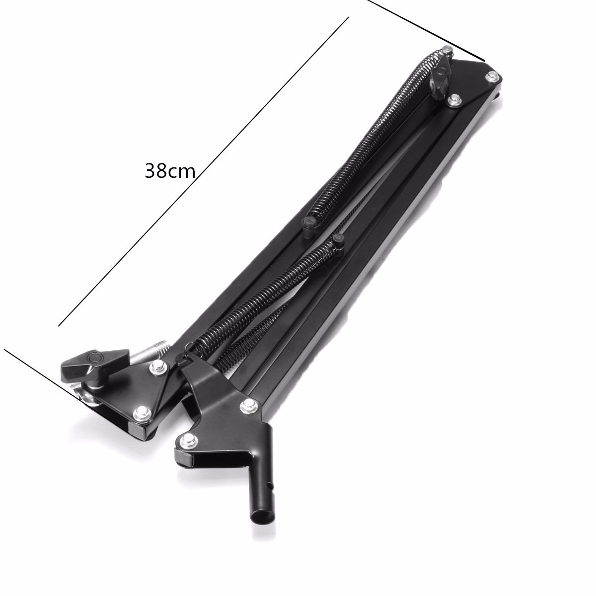 LEORY Adjustable Recording Microphone Stand Holder Clip Mic Suspension Boom Table Bracket With Shock Mount