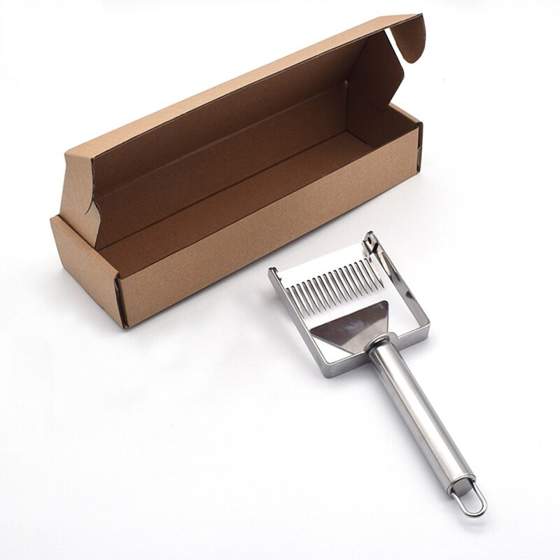 Stainless Steel Honey Scraper Fork Beekeeping Honey Uncapping Fork Shovel Tools 2019ing