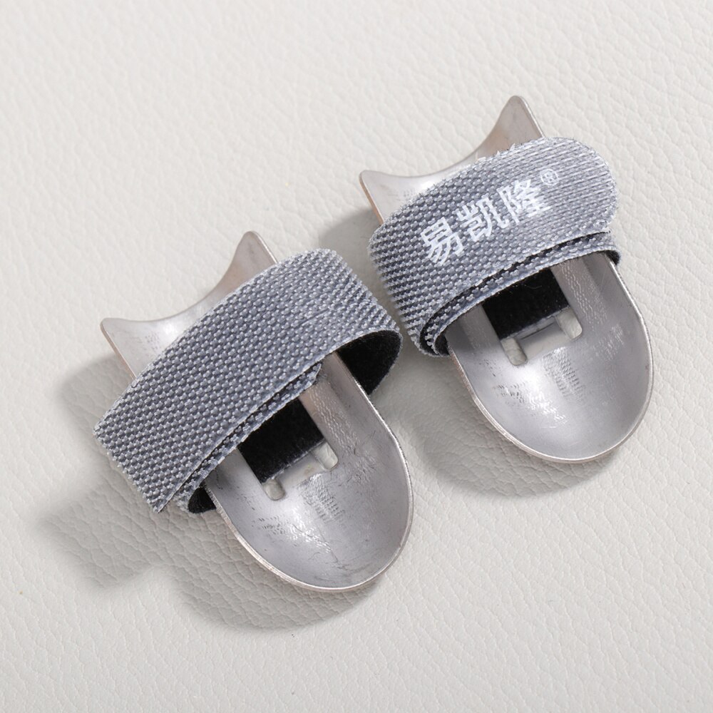 2PCS Finger Protector Adjustable Convenient Stainless Steel Finger Guard Kitchen Accessory for Cutting Dicing Peeling Skinning