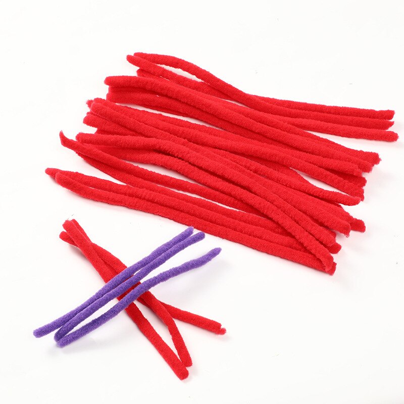 Palo de permanente Afro, cabeza de explosión, accesorios de salón, herramienta de permanente, barra de pelo entrelazada, giro de rizado, alta elasticidad, 20 unids/bolsa