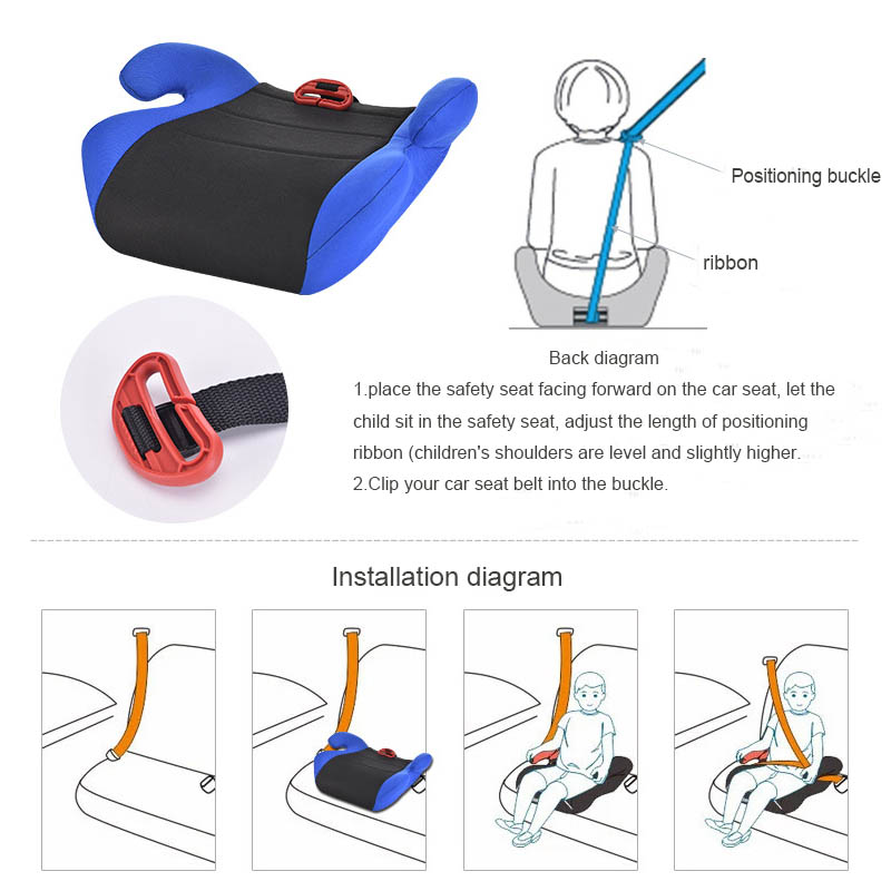 Baby sæde selepude barnesæder pude øget stol autostol pude hdpe integreret forming baby auto vugge