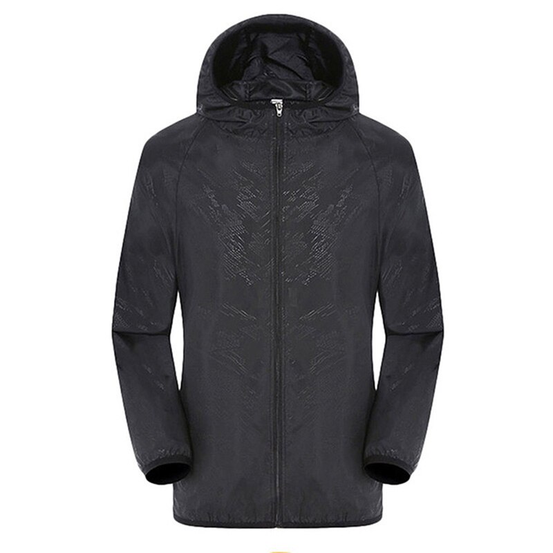 Spring Autumn Sun-Protective Coat Outdoor Hiking Sport Jackets Women Tops Quick-Dry Sports Jacket Women Sun protection Coat: black / M