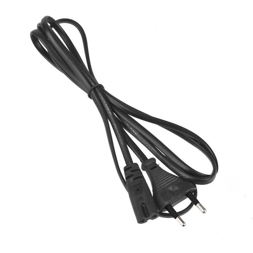 EU AC Power Cord Euro IEC C5 Power Extension Cable 1.5m Laptop Power Cable For HP Dell Lenovo Sony Notebook LG TV: Default Title