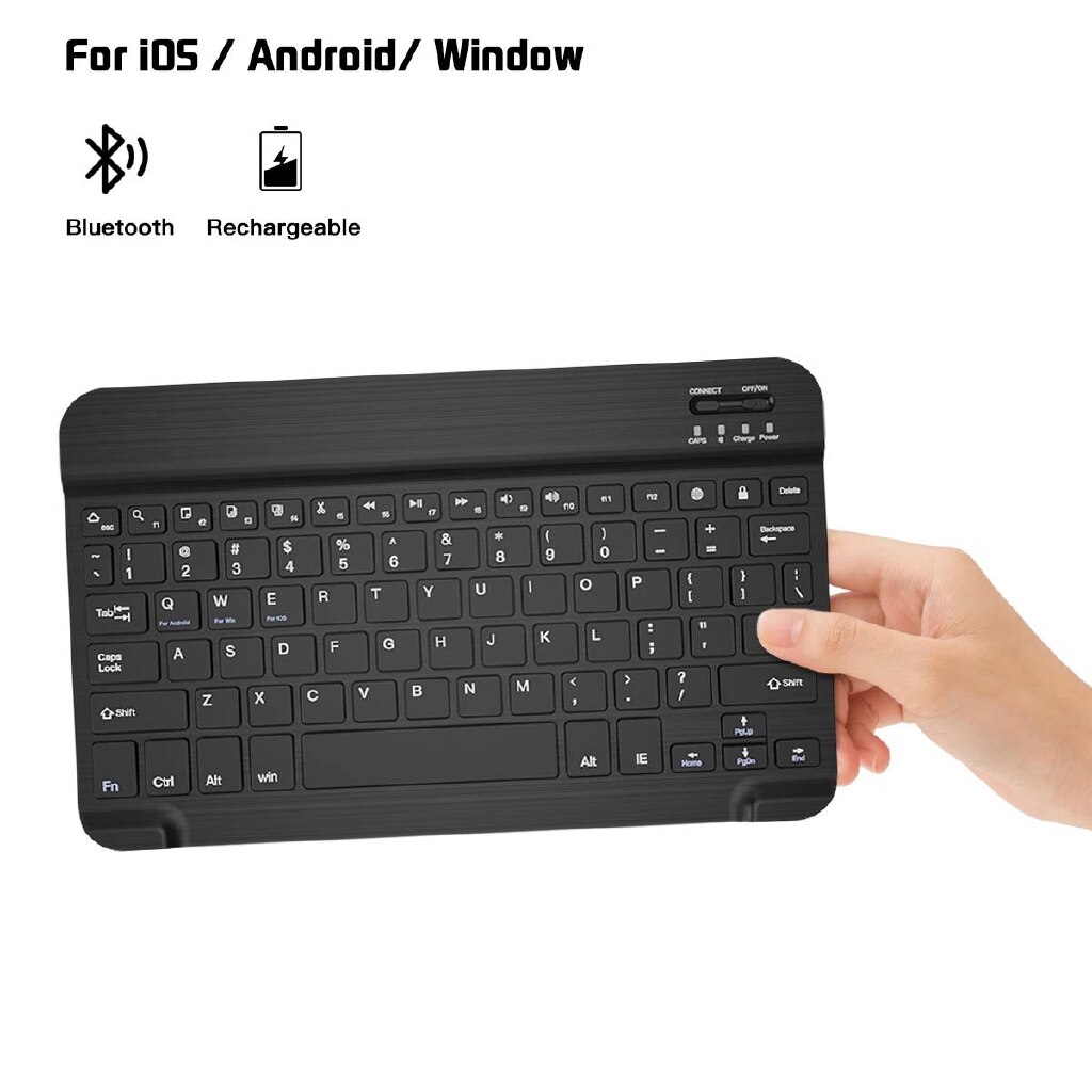 Portable Mini Bluetooth Keyboard and Mouse Combo for IPhone Android Tablet Wireless Keyboard for iPad iOS Cute Pink Keyboard