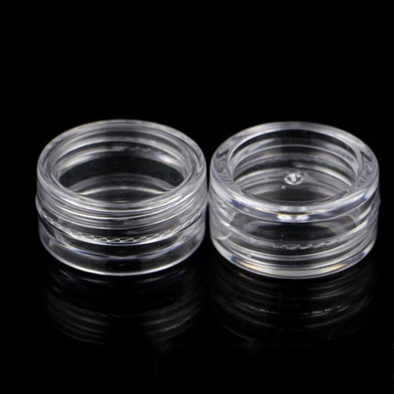 10pc Mini Refillable Container Storage Bottle Cosmetic Empty Jar Acrylic Pot Eyeshadow Acrylic Makeup Bottle Jar Face Cream Box