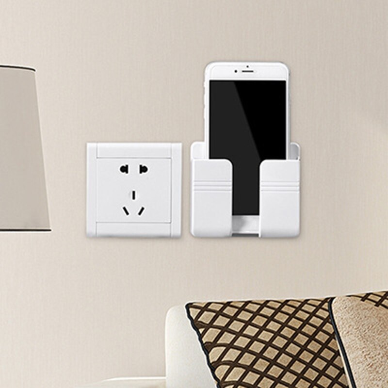 Cargador Rack estante de pared montado de carga del teléfono móvil soporte adhesivo Stand accesorios para control remoto