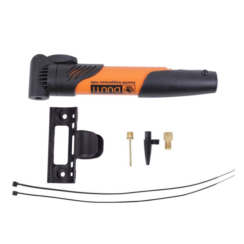 Mini Fahrrad Pumpe Große-kapazität Inflator Luftpumpe Ball Spielzeug Reifen Radfahren Pumpe Leichte MTB Straße Fahrrad Zubehör GM: 3 Orange