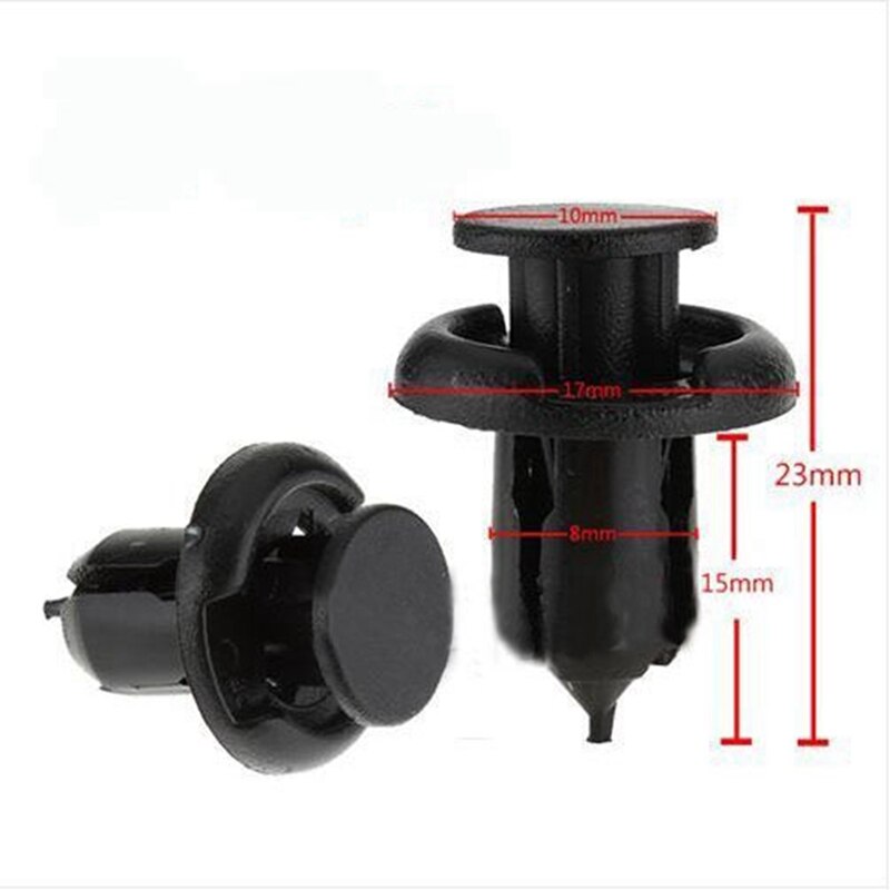 Metal Retainer Insert 20pcs 10mm Front Bumper Clip Push Type Retainer W/... – Grandado