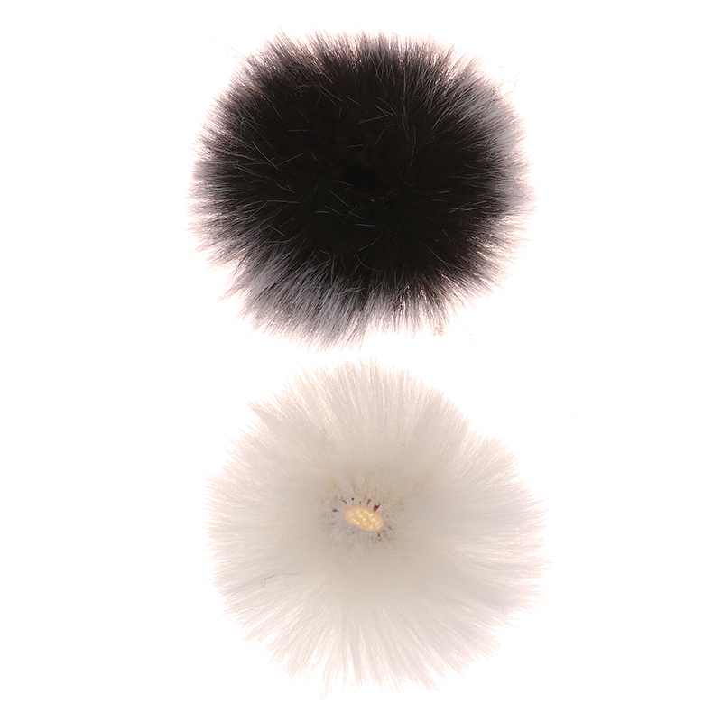 Universele Revers Mic Harige Windscherm Bont Windscherm Windkap Zachte Comfortabele Revers Lavalier Microfoons Cover