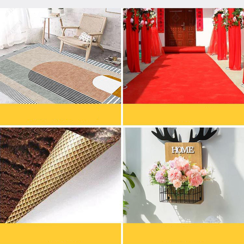 10M Sterke Fixatie Van Dubbelzijdige Doek Basis Tape Doorschijnend Mesh Waterdicht Super Traceless Hoge Viscositeit Tapijt Lijm