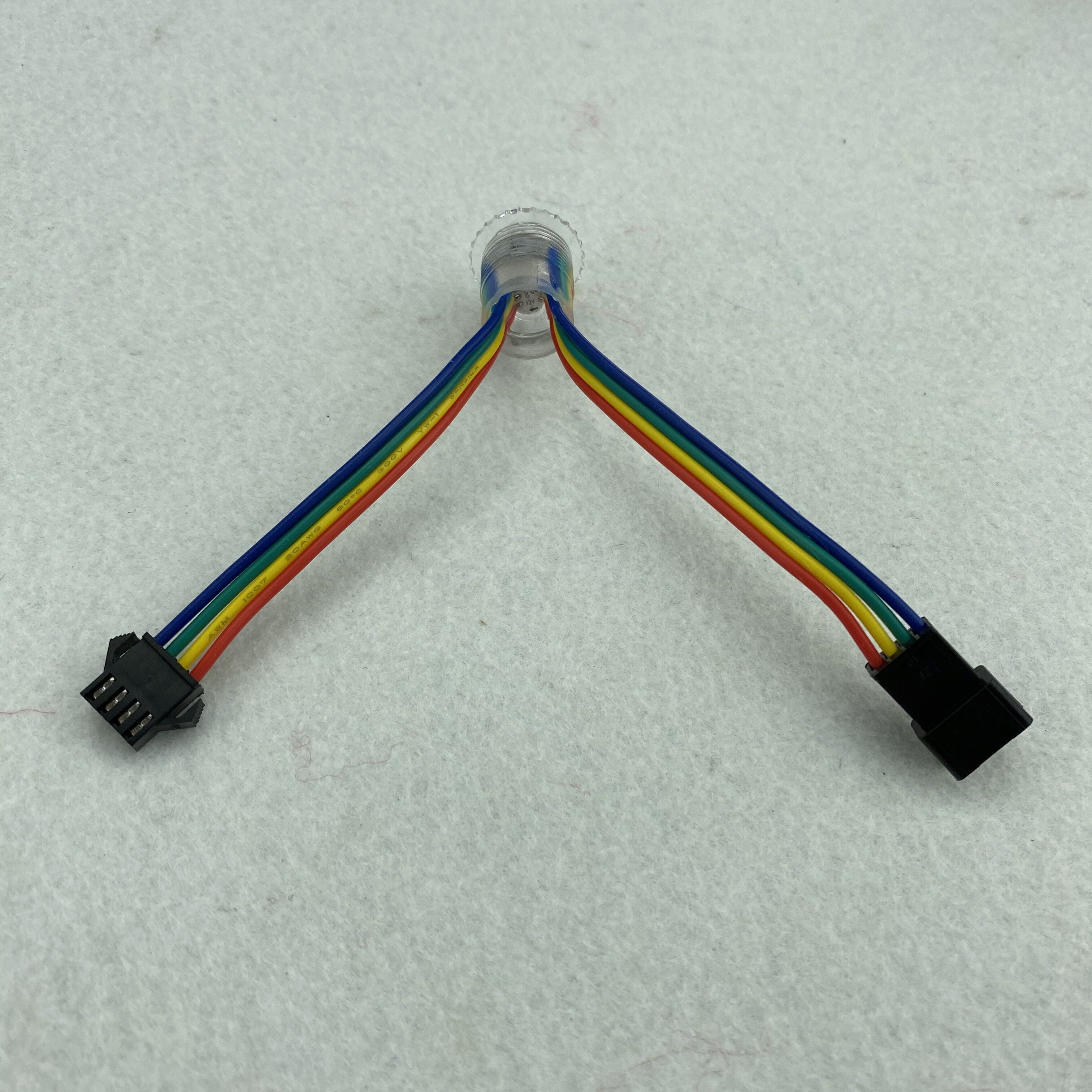 WS2815 DC12V addressable 16mm diameter;RGB full color led smart module;0.24W(one WS2815 LED);IP68;clear cover