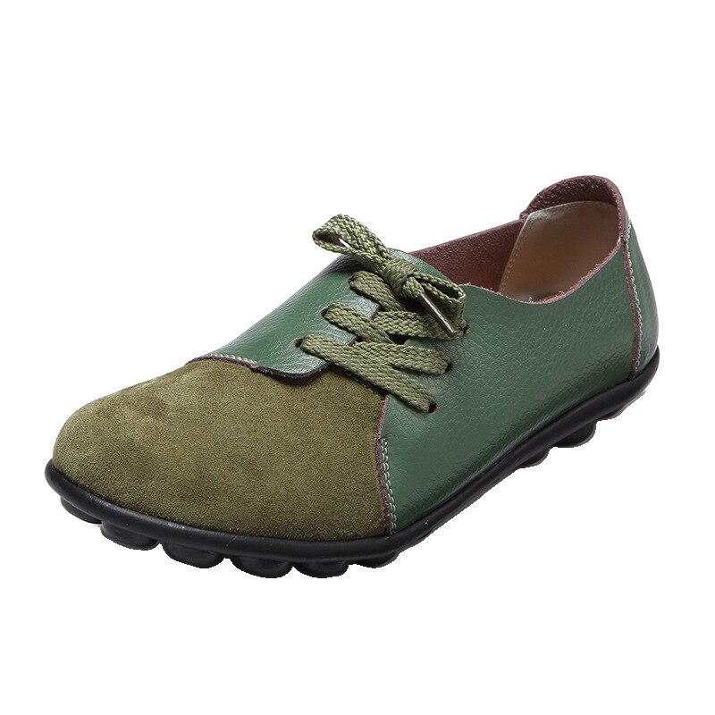 Grote Size Vrouwen Schoenen Casual En Veelzijdige Vrouwen Enkele Schoenen Lage Top Comfortabele Lace Up Doudou Schoenen