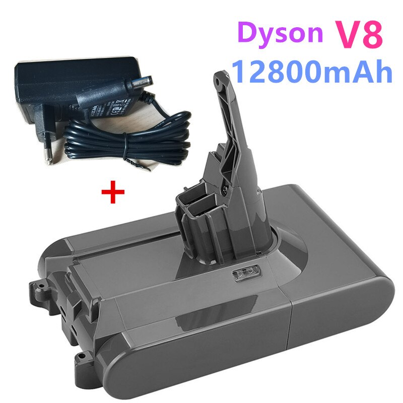 Batteria originale DysonV8 2022 mAh 12800 V al 21.6 per batteria ricaricabile aspirapolvere Dyson V8 assoluto/soffice/animale agli ioni di litio: V8 12800mAh1
