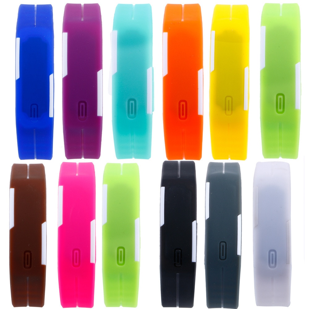 Led digital sports børneur slik farve børn børn ure fødselsdag for drenge piger ur gummi led børn ure