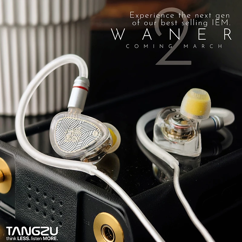 Tangzu waner 2nd gen hifi-in-ear-kopfhörer (iem) mit 0.78mm steckern und abnehmbarem kabel (waner 2 s. g ii)