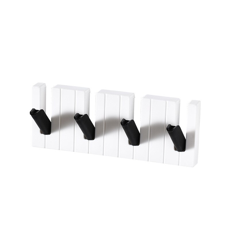 No Punch Piano Hook Key Wall Crochet Holder Removable Kitchen Hooks Key Holder Home Decor Wall Can Washed Holder Hook CJ-0004: 1