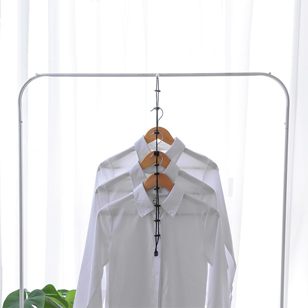 Non-Slip Washing Divider Storage Organizer Clothesline Holder Multifunctional Lanyard Socks Hanging Rope Adjustable Drying Home