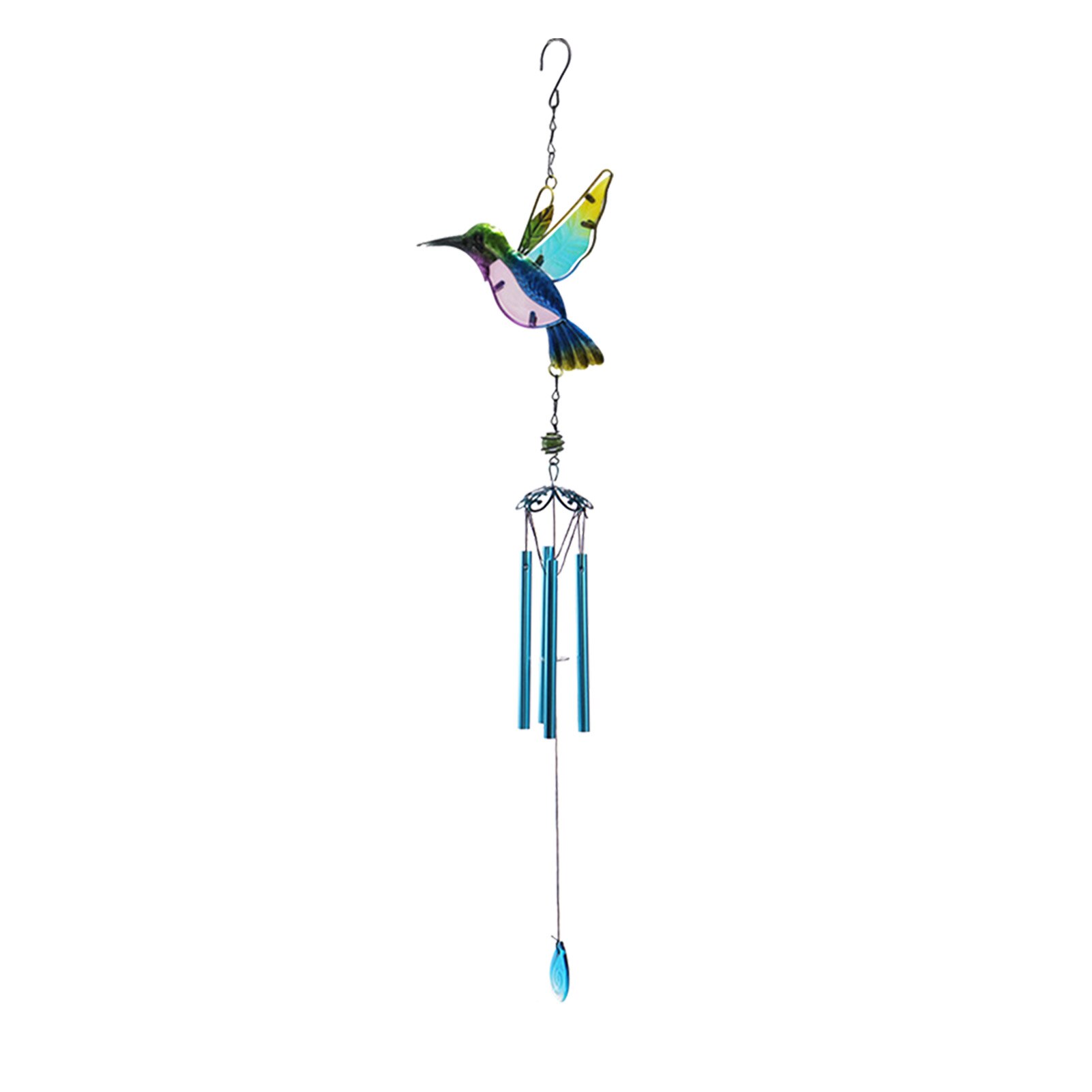 Art Craft Tuin Patio Deuropening Home Decor Opknoping Woonkamer Mobiele Hummingbird Dragonfly Romantische Balkon Wind Chime