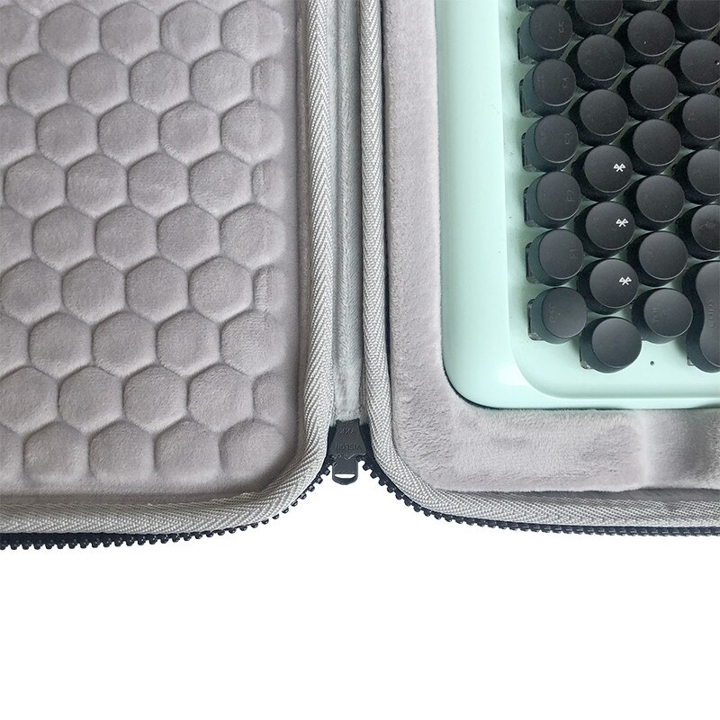 Moda eva casca dura capa protetora para lofree eh112s dot teclado e mouse caixa de armazenamento saco de transporte